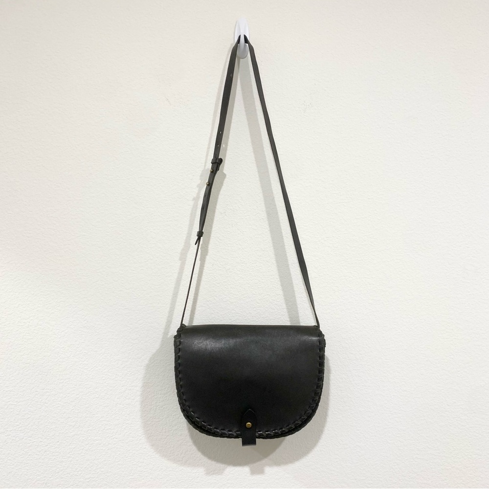 Madewell Whipstitch Leather Saddlebag